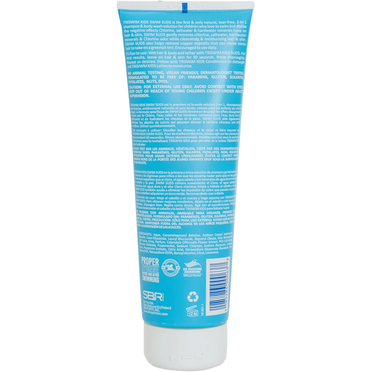 8.5oz Kids Natural Tear Free Swim Suds