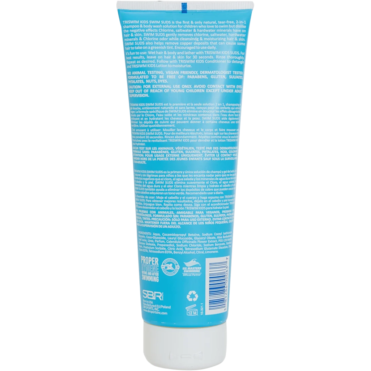 8.5oz Kids Natural Tear Free Swim Suds