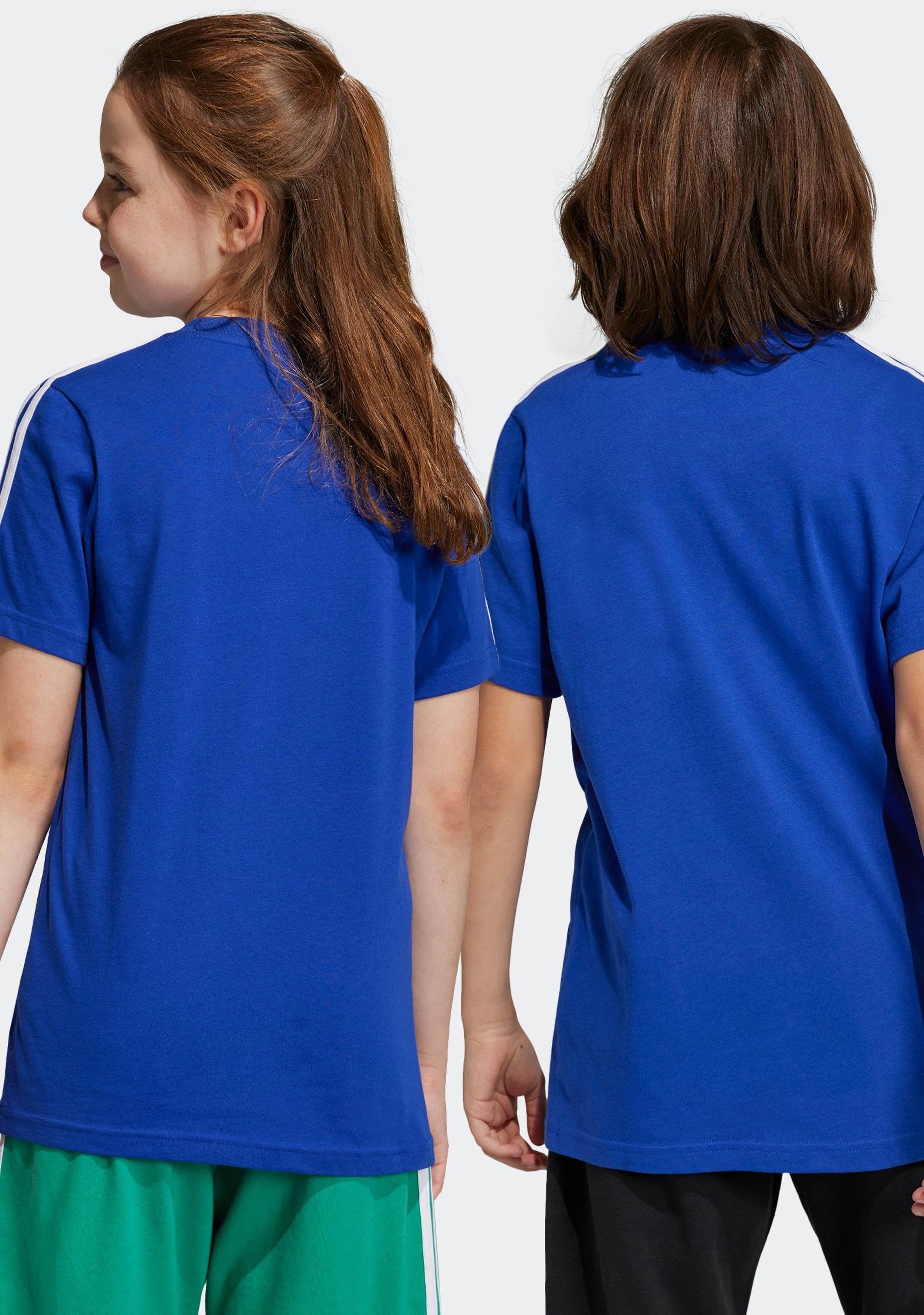 Adidas Kids’ Essentials 3-Stripes Cotton Tee
