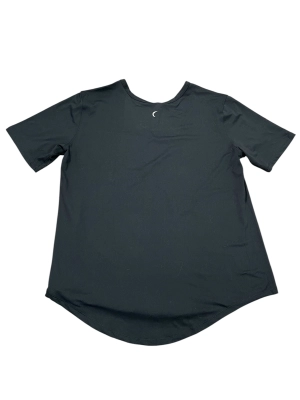 Athletic Top Ss By Zyia In Black, Size:Xxl