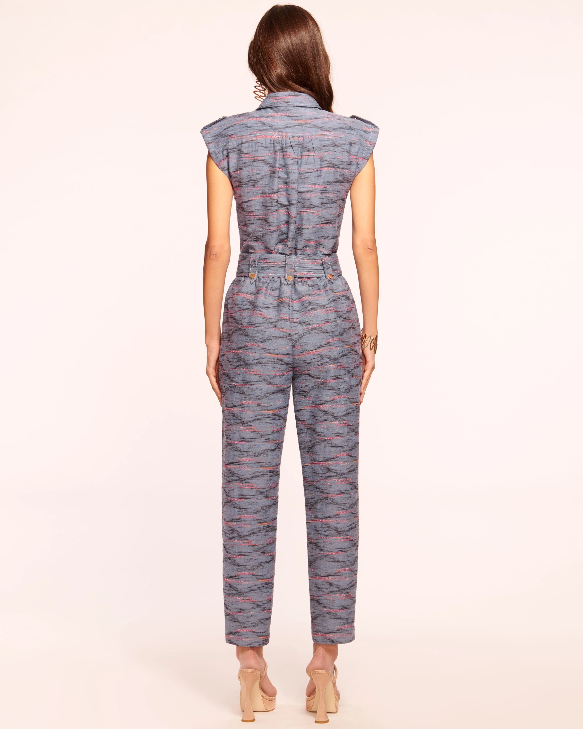 Aviana Utilitarian Belted Jumpsuit