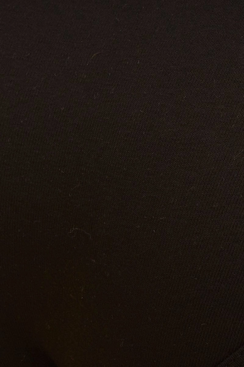 Black Cotton G-String