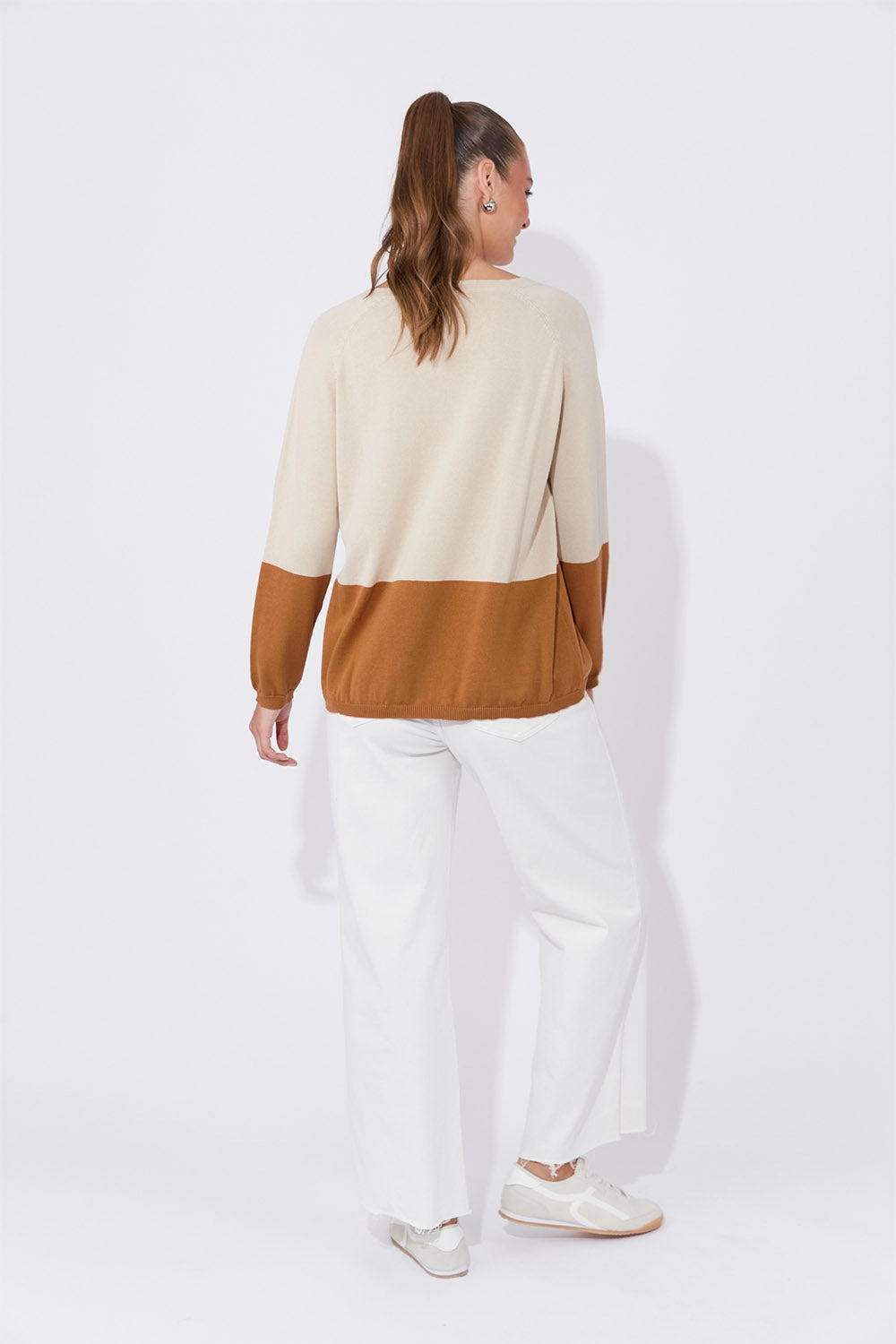 Casablanca Block Knit in Sand