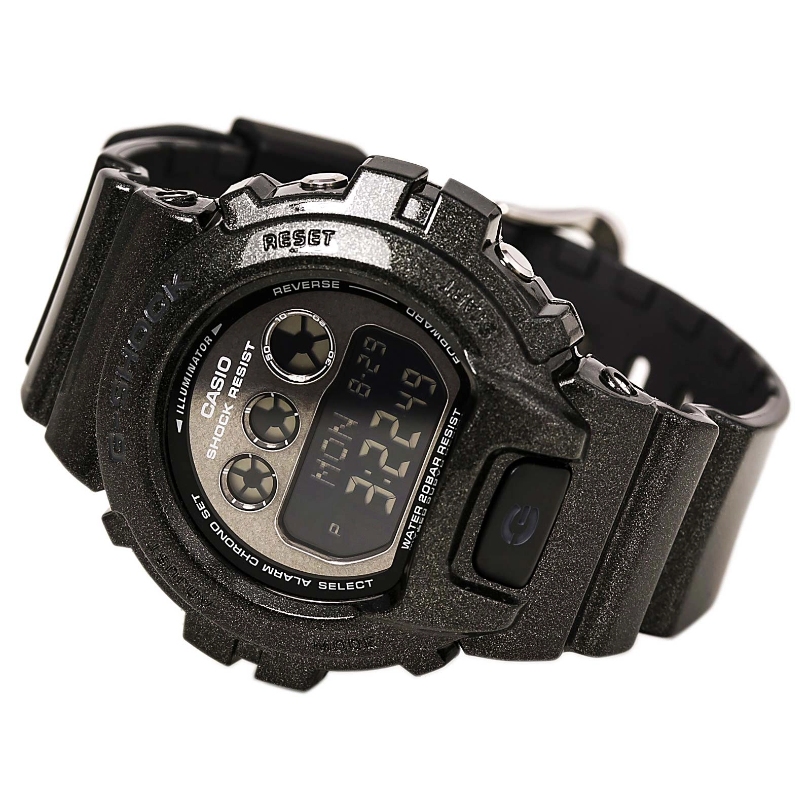 Casio Women's G-Shock S Series Digital Black Dial Black Strap Chrono Alarm Dive Watch | GMDS6900SM-1