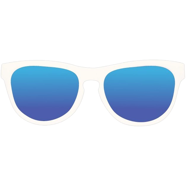Classic (8-12) White Cloud/Polarized Blue