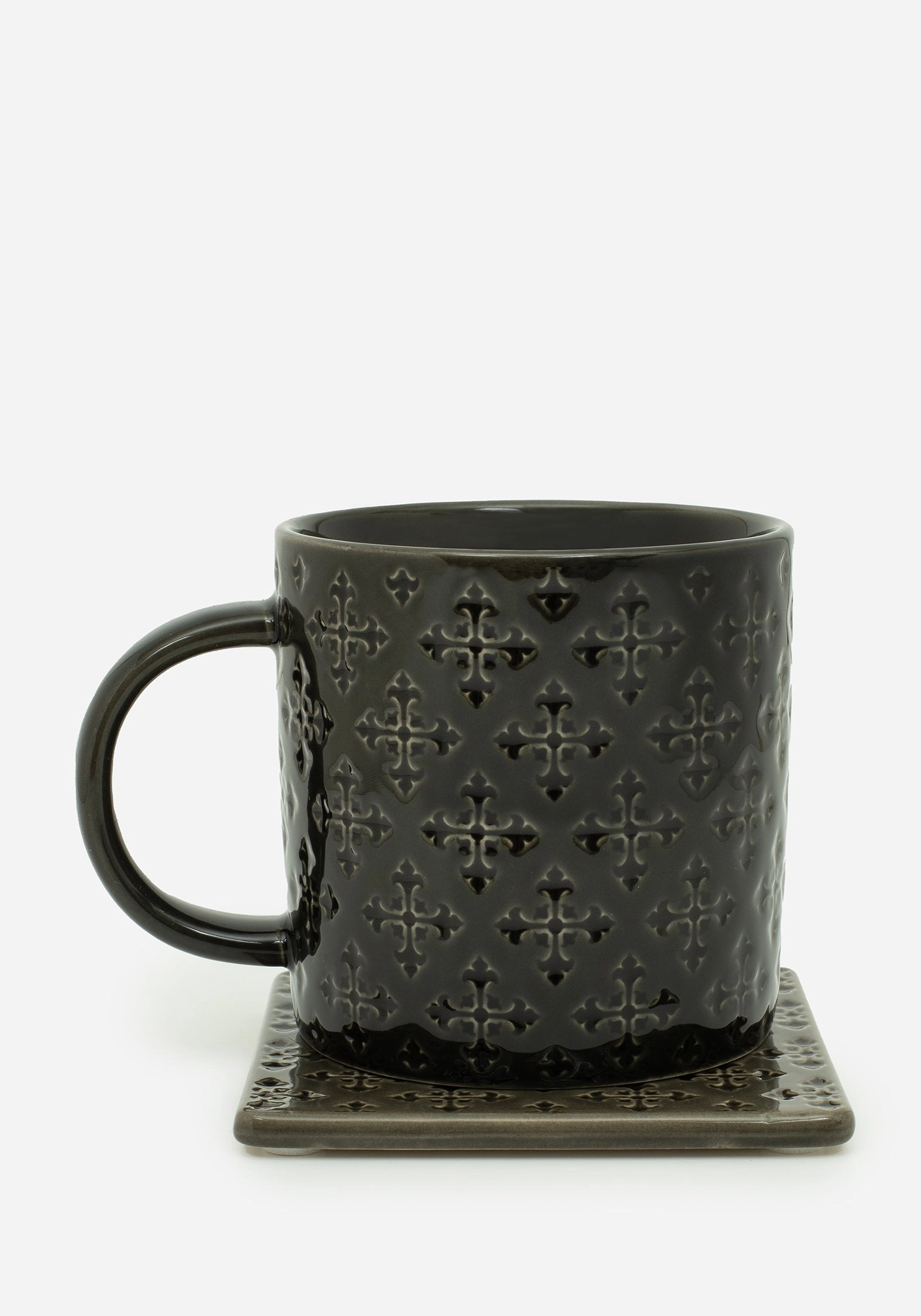 Crux Debossed Ombre Coaster Set (4 Piece Set)