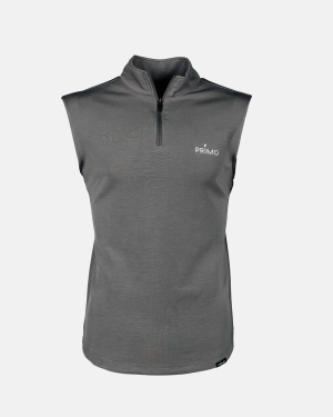 Dark Gray Quarter Zip Vest