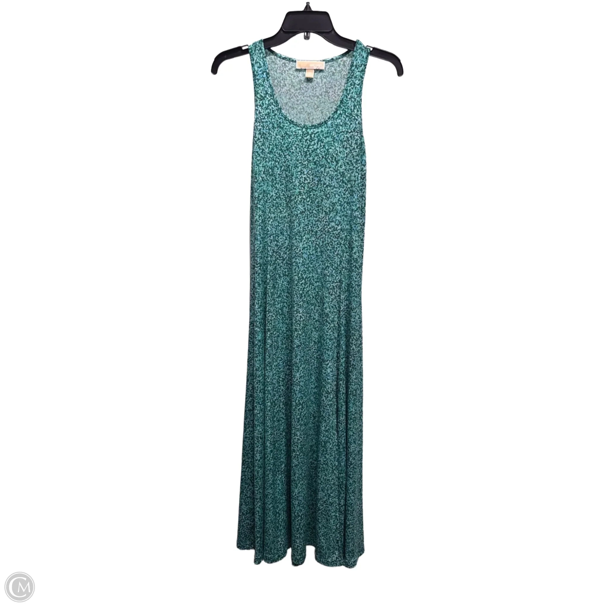 Dress Casual Maxi By Michael By Michael Kors In Blue & Green, Size: M