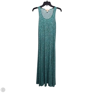 Dress Casual Maxi By Michael By Michael Kors In Blue & Green, Size: M