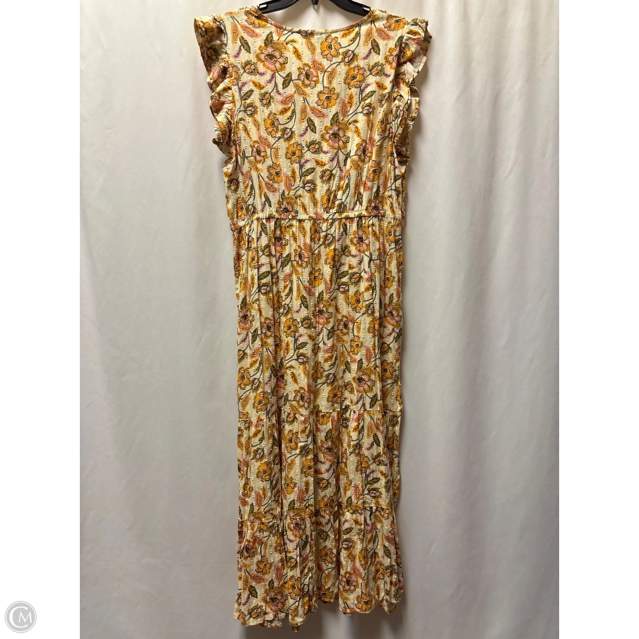 Dress Casual Maxi By Sonoma In Yellow, Size: Xl