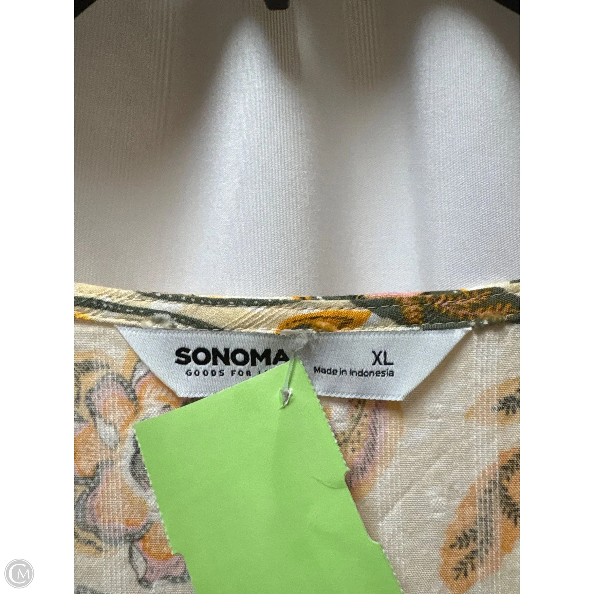 Dress Casual Maxi By Sonoma In Yellow, Size: Xl
