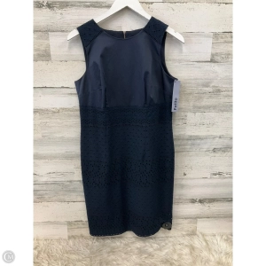 Dress Casual Midi By Ann Taylor In Navy, Size: S