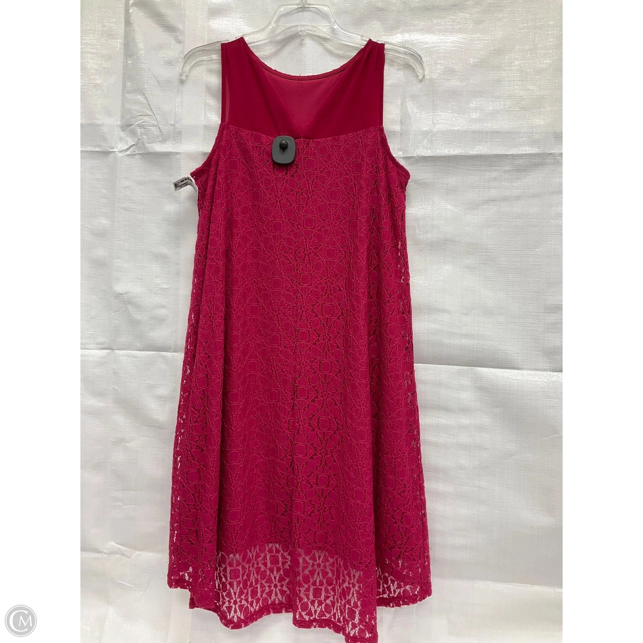Dress Casual Midi By Apt 9 In Pink, Size: 6