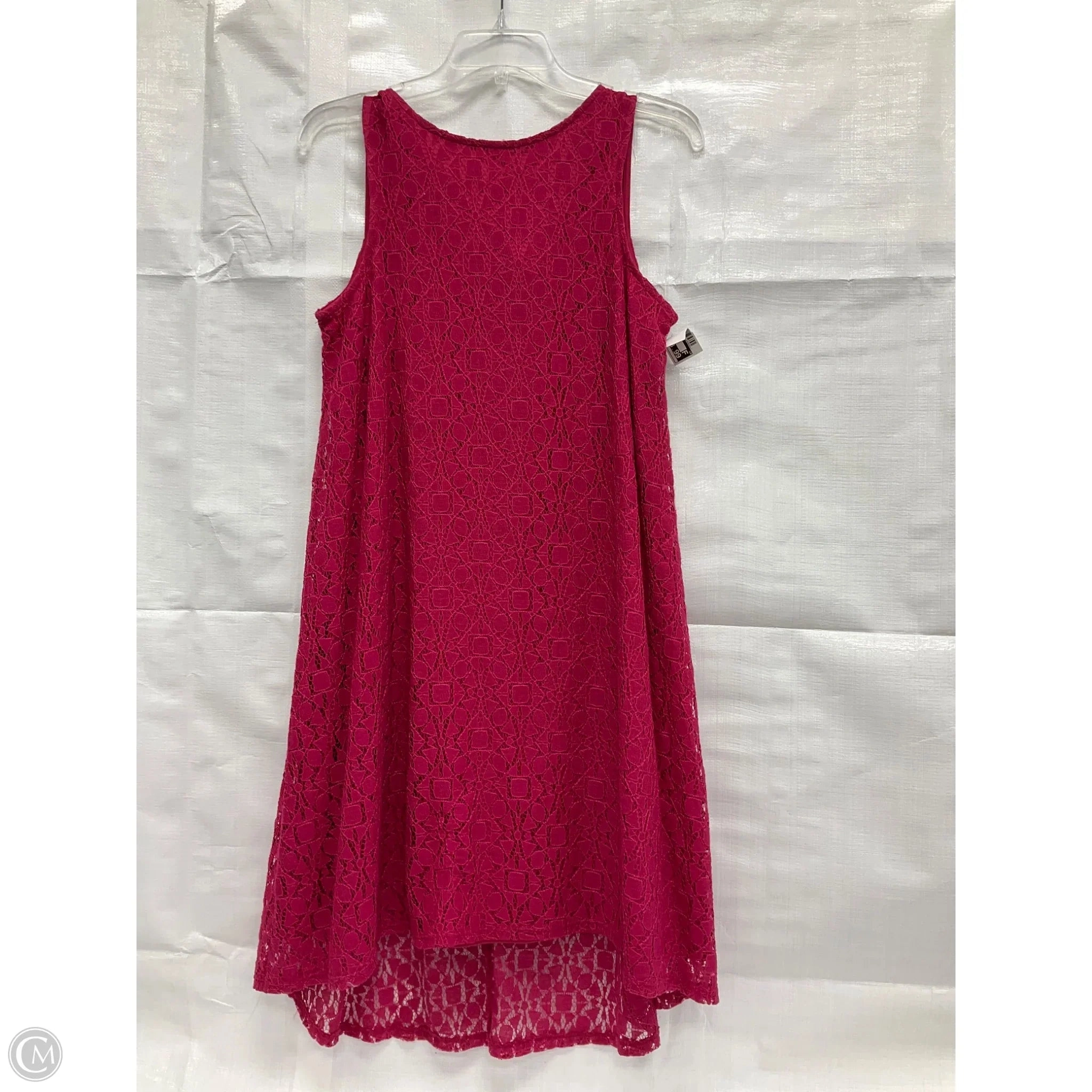 Dress Casual Midi By Apt 9 In Pink, Size: 6