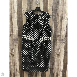Dress Casual Midi By Emma And Michele In Polkadot Pattern, Size: 20