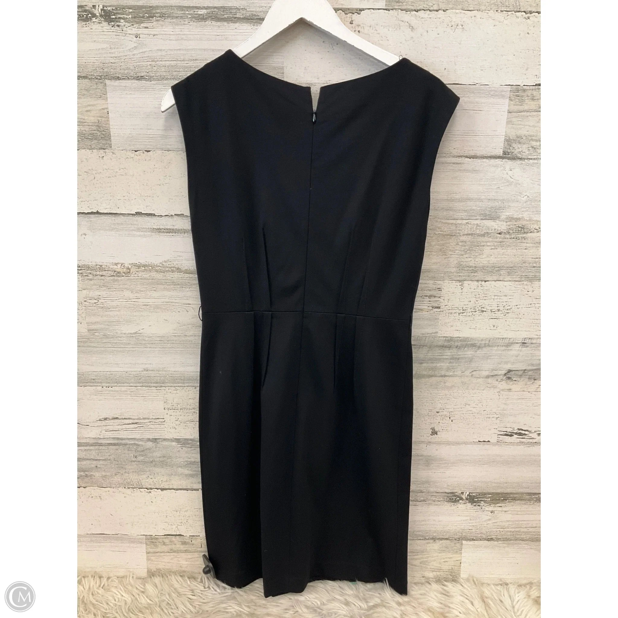 Dress Casual Midi By Loft In Black, Size: S