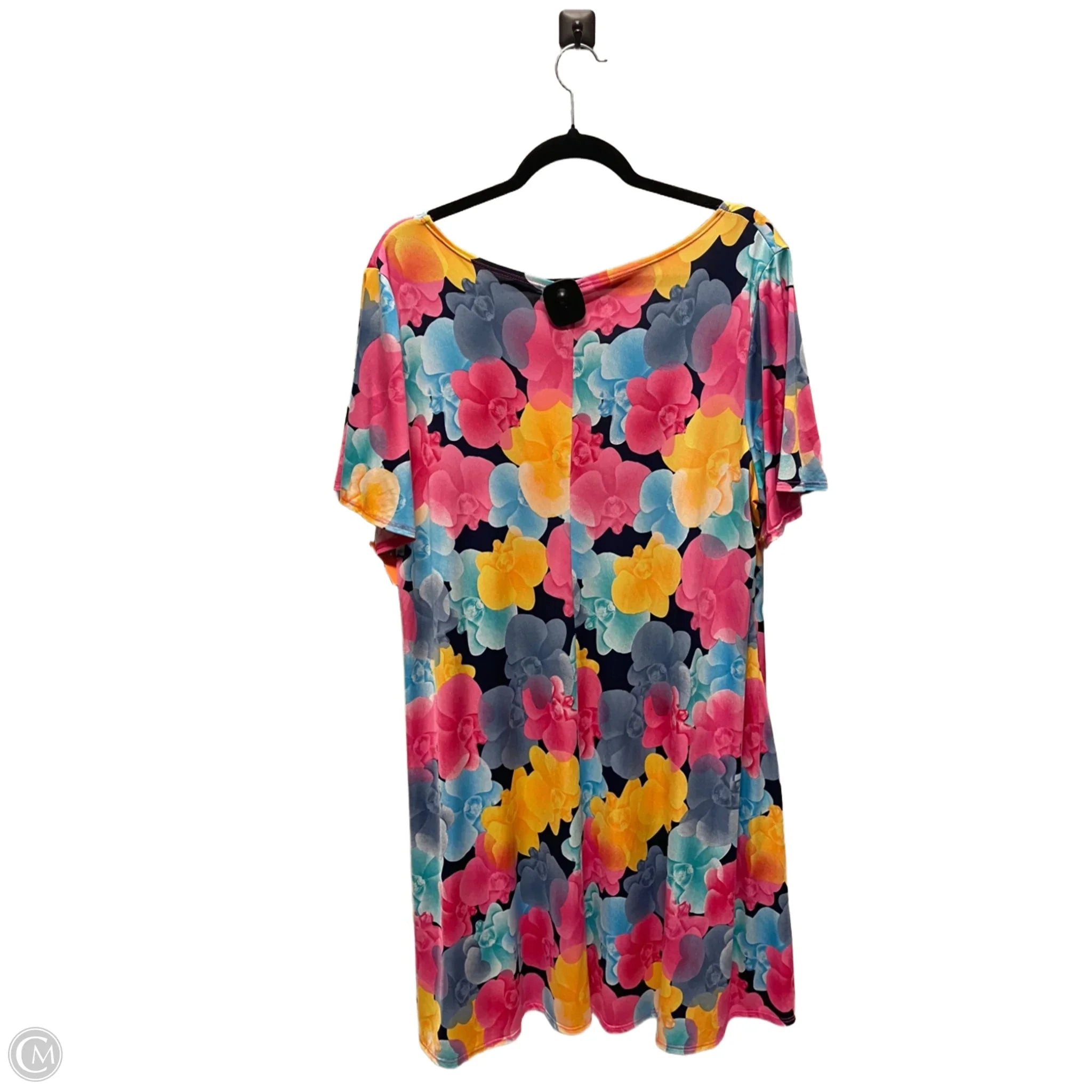 Dress Casual Short By Cme In Floral Print, Size: 3x
