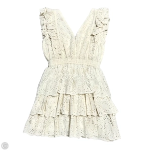 Dress Casual Short By Love The Label In Ivory, Size: M