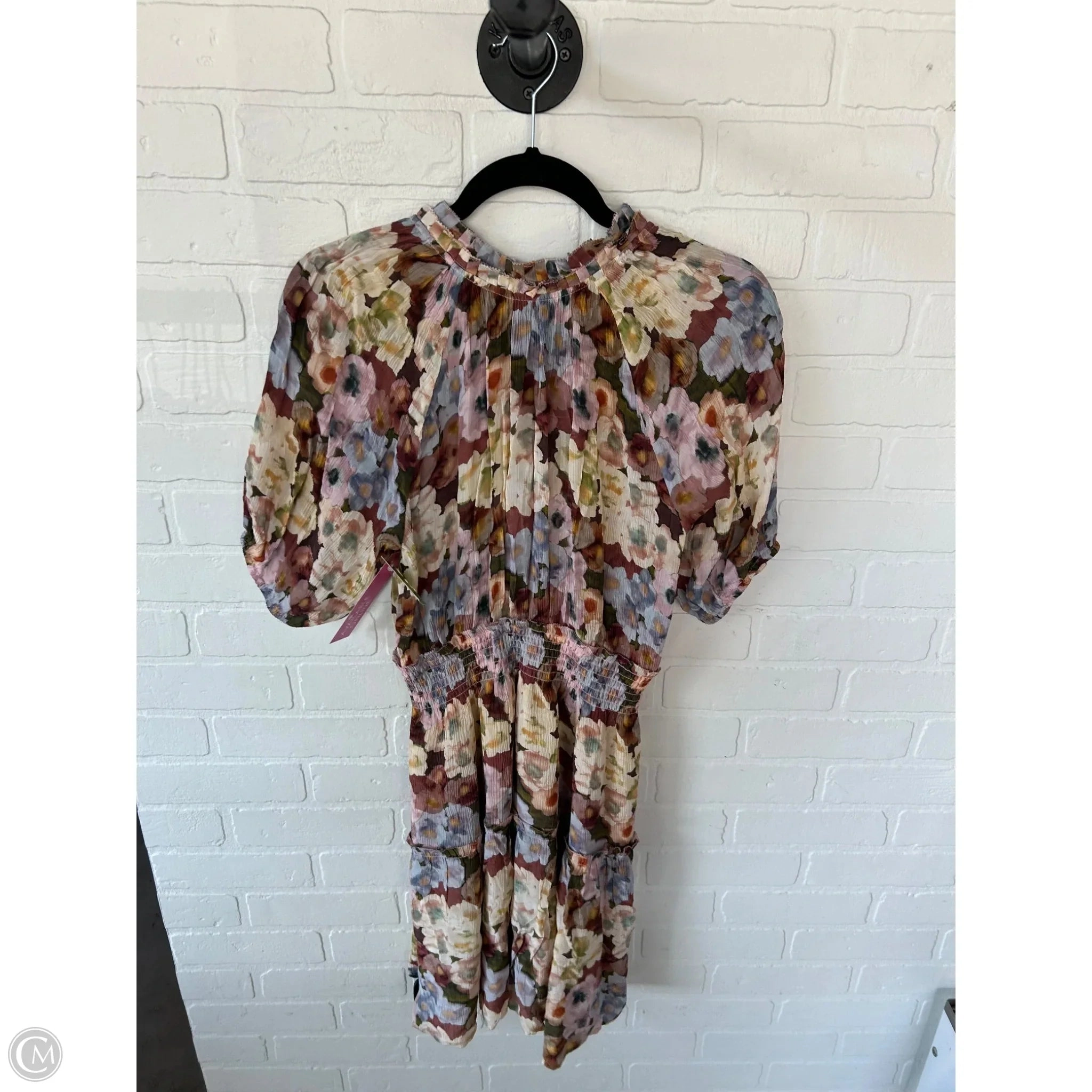Dress Casual Short By Rails In Brown & Cream, Size: S