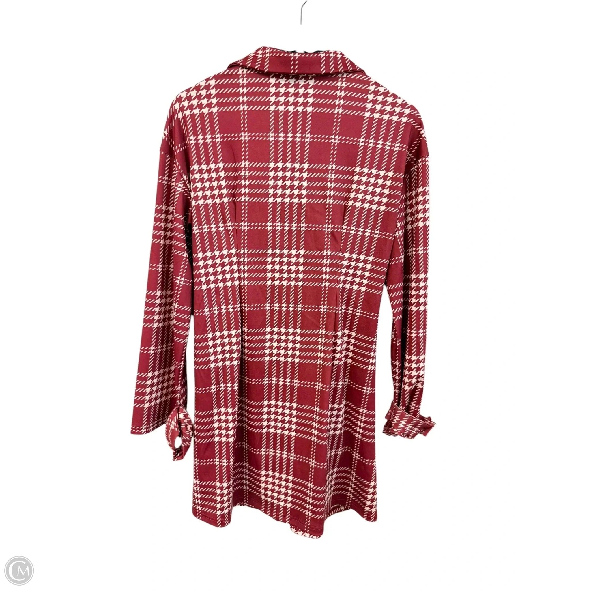 Dress Casual Short By Shein In Red & White, Size: S