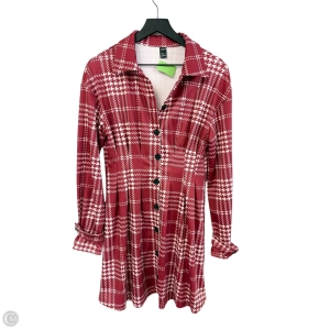 Dress Casual Short By Shein In Red & White, Size: S