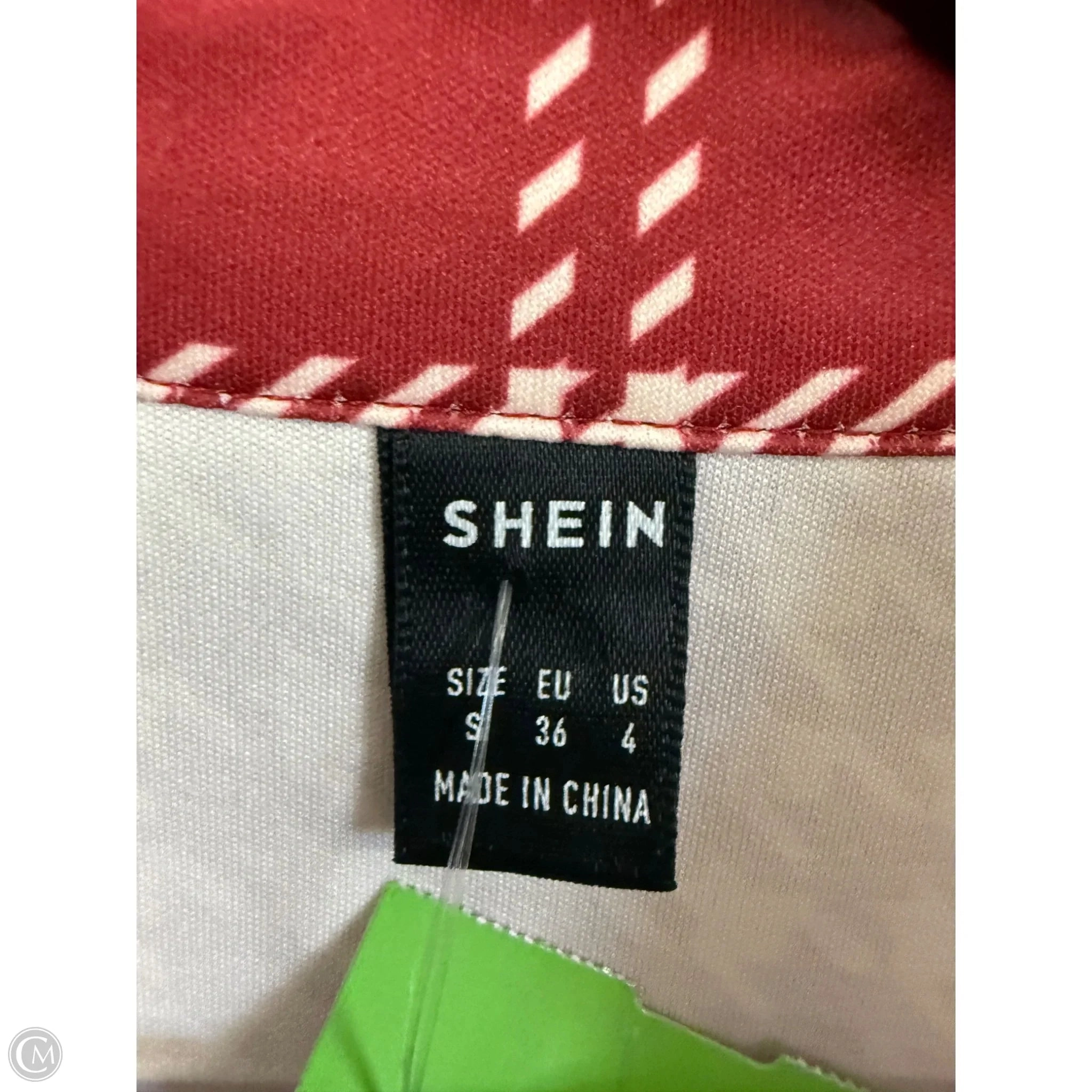 Dress Casual Short By Shein In Red & White, Size: S