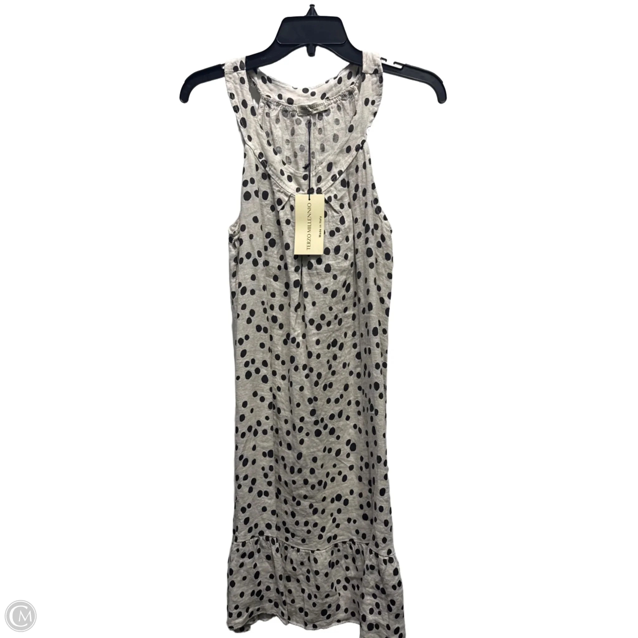 Dress Casual Short By TERZO MILLENNIO  In Black & Tan, Size: S