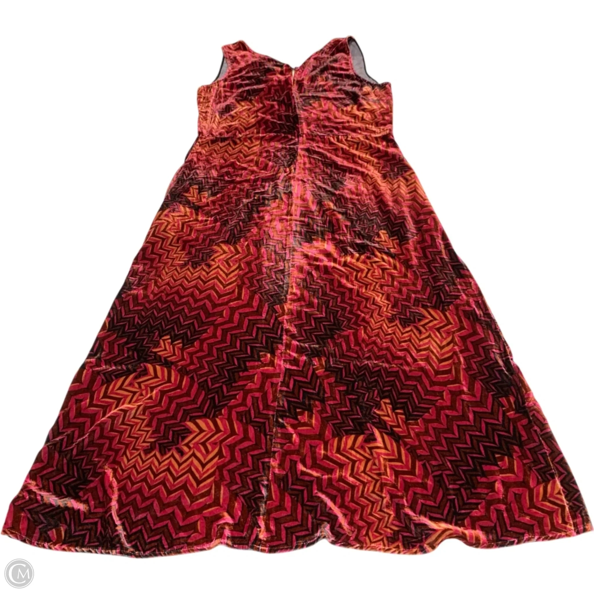 Dress Designer By Johnny Was In Orange & Pink, Size: S