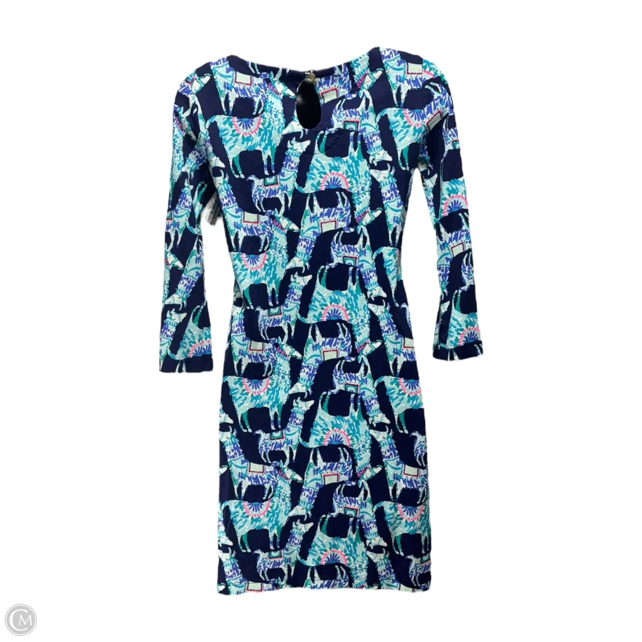 Dress Designer By Lilly Pulitzer In Animal Print, Size: Xxs