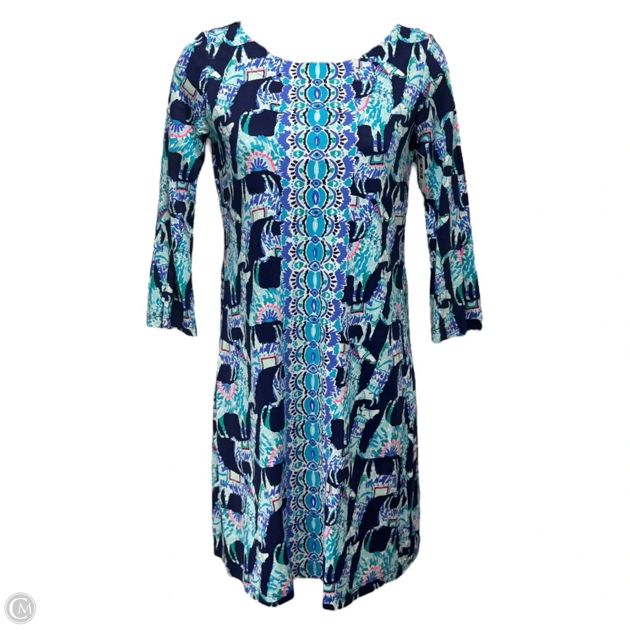 Dress Designer By Lilly Pulitzer In Animal Print, Size: Xxs