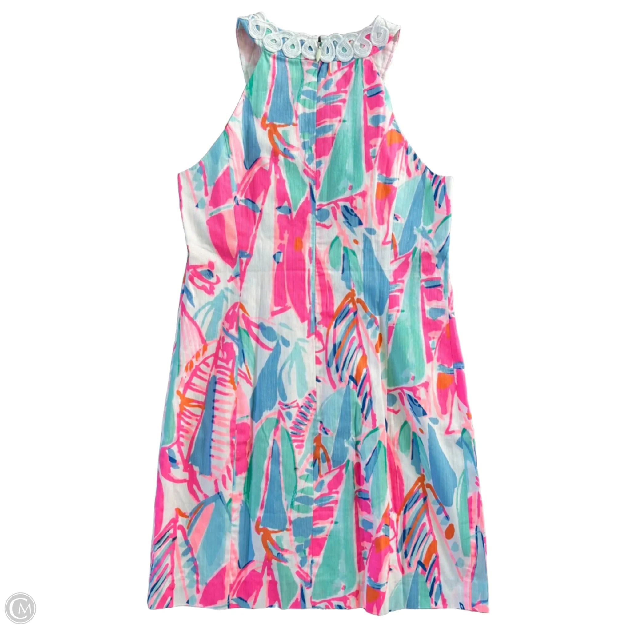 Dress Designer By Lilly Pulitzer In Blue & Pink, Size: M