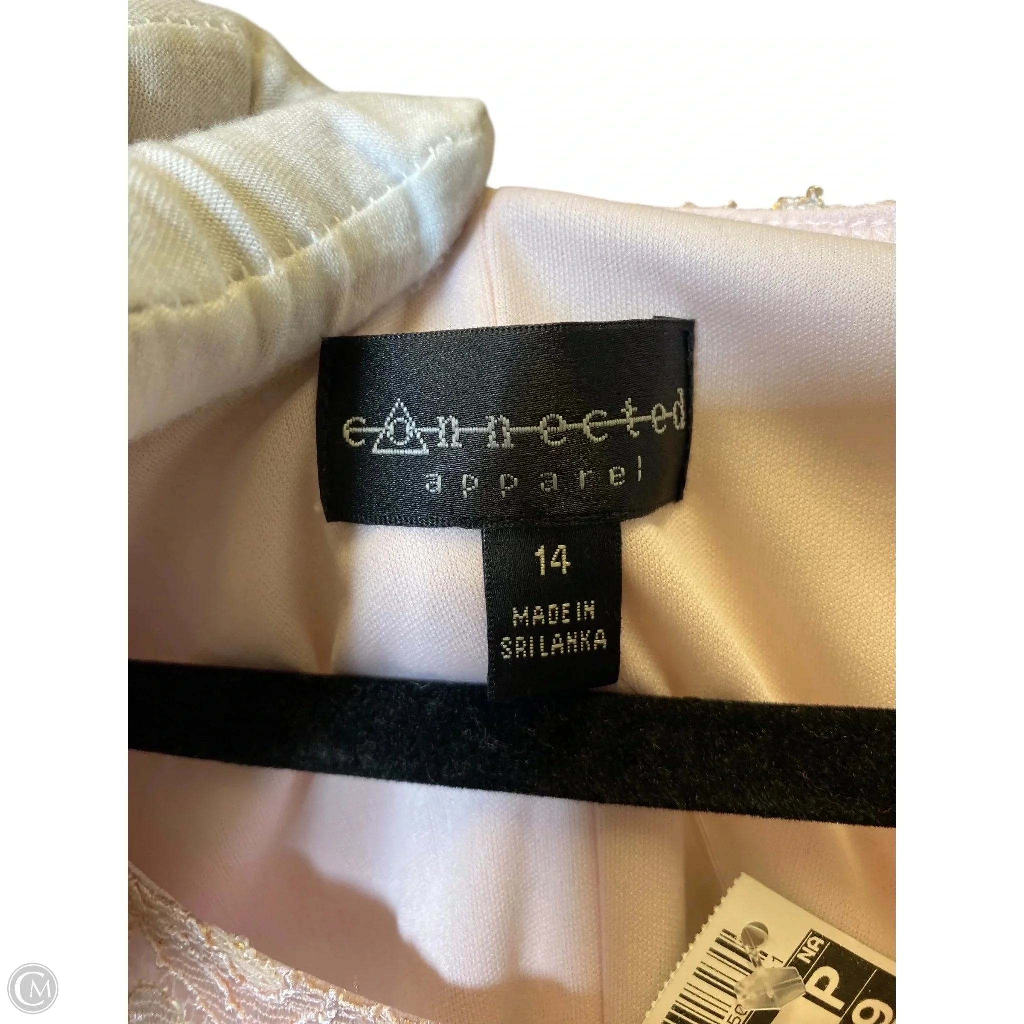 Dress Party Midi By Connected Apparel In Pink, Size: 14