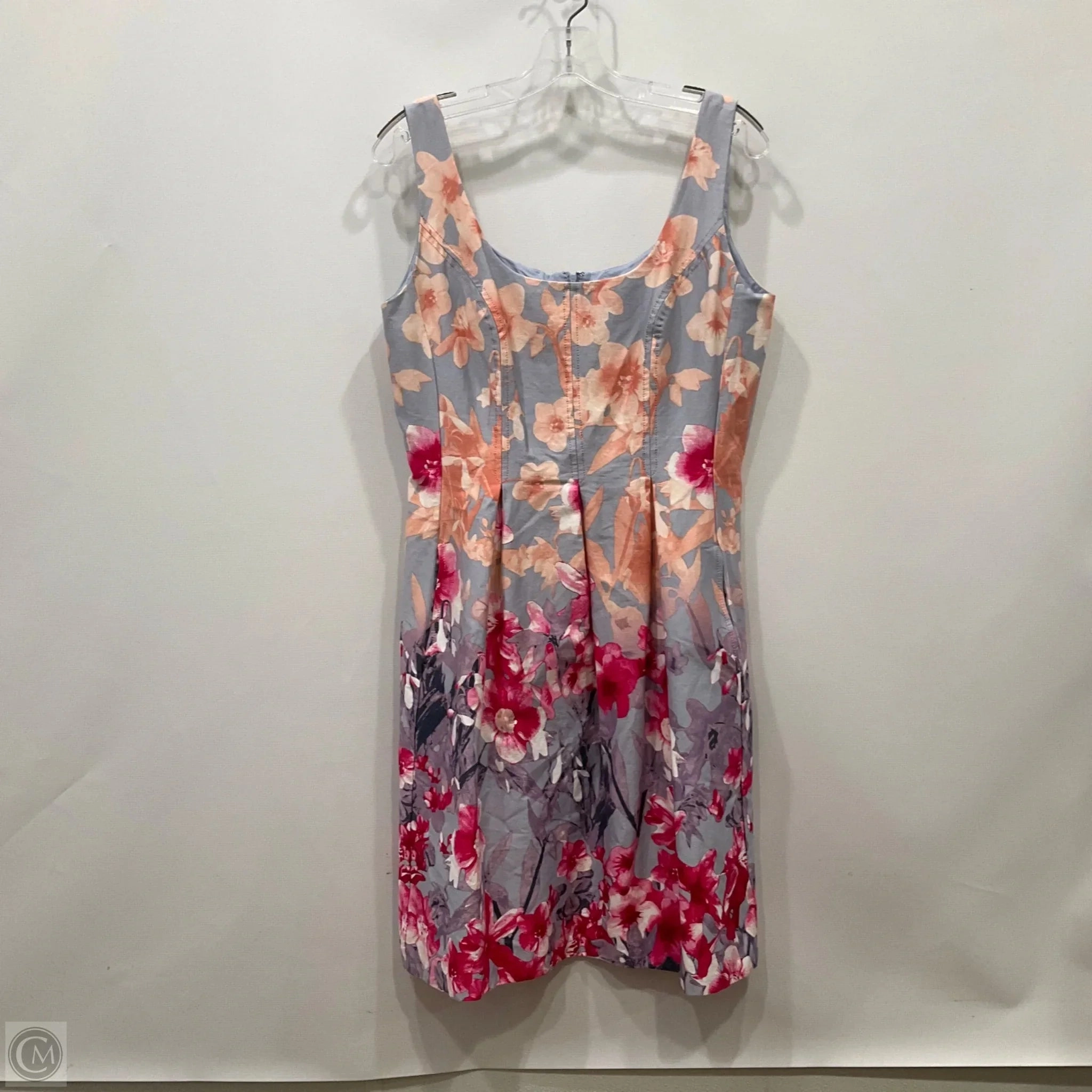 Dress Party Short By Nine West In Blue & Pink, Size: 10