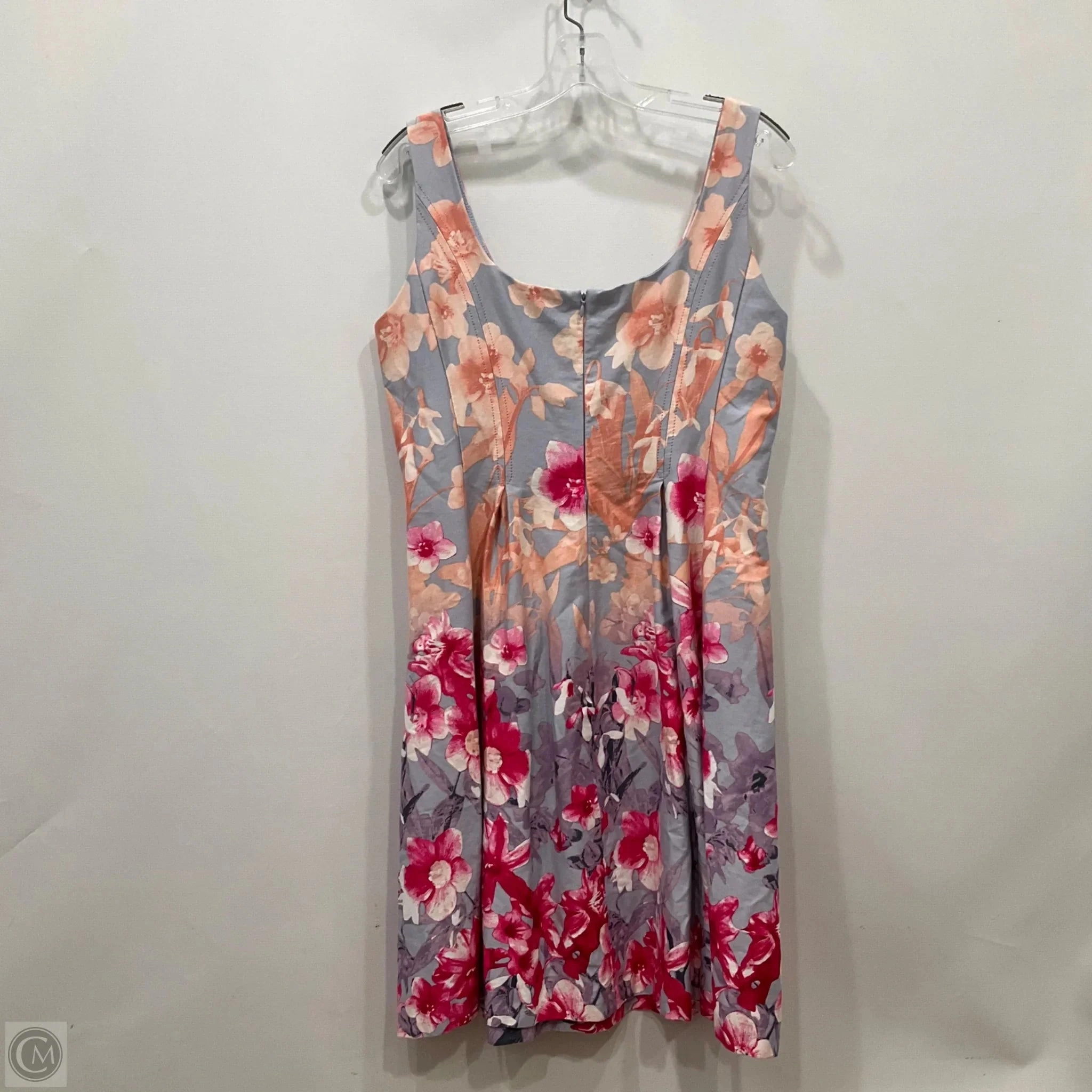 Dress Party Short By Nine West In Blue & Pink, Size: 10