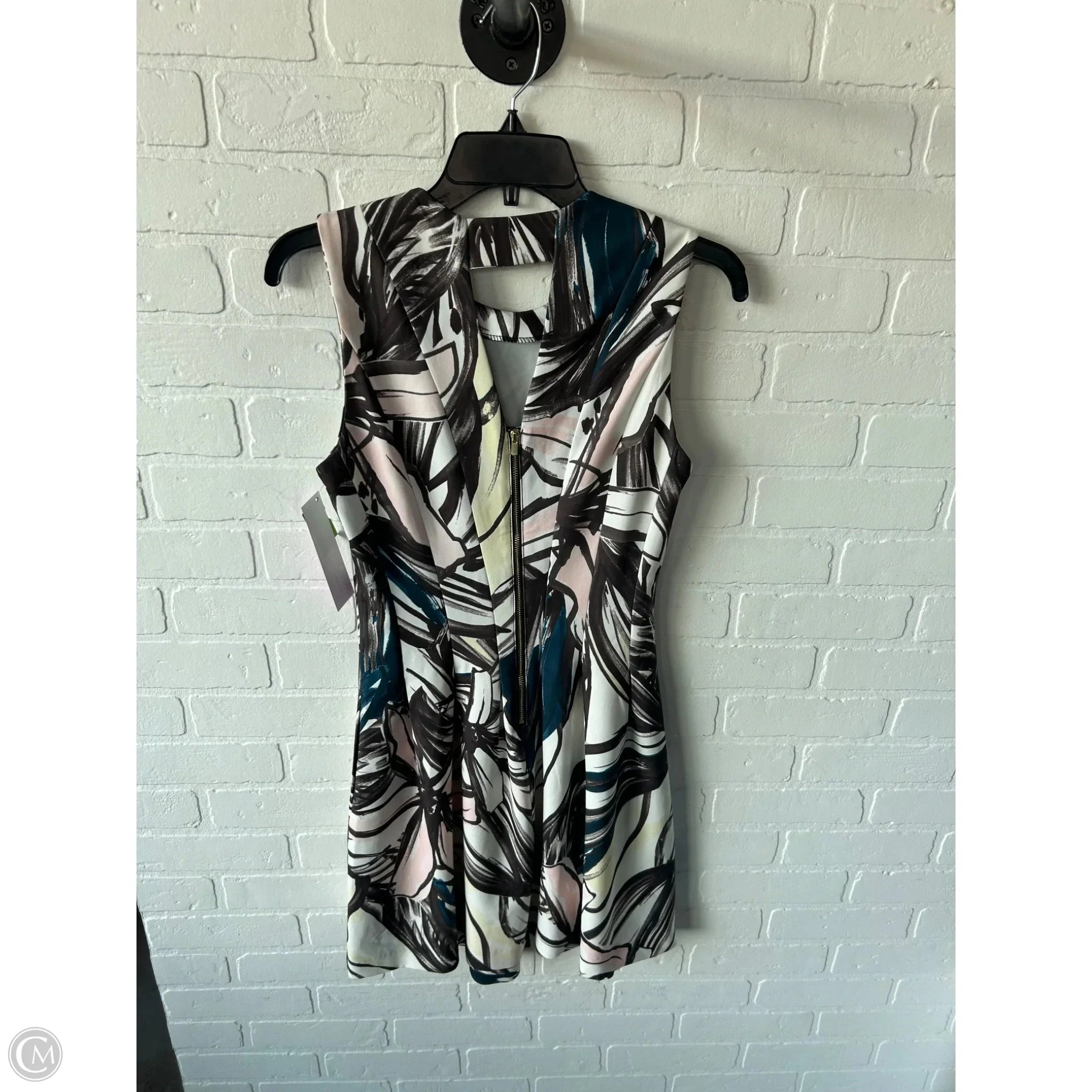 Dress Work By H&m In Green & White, Size: S