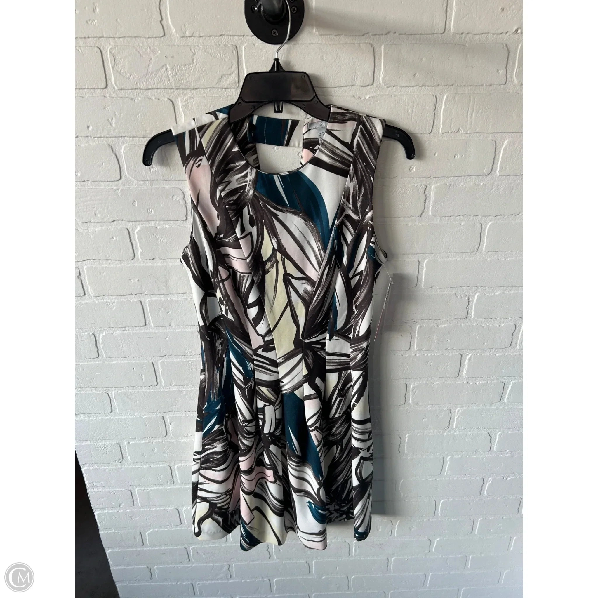 Dress Work By H&m In Green & White, Size: S