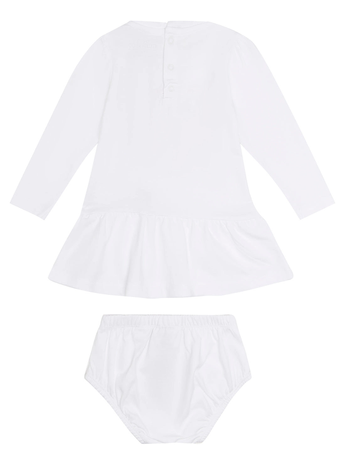 Eco White Dress And Pants 2-Piece Set (0-3m)