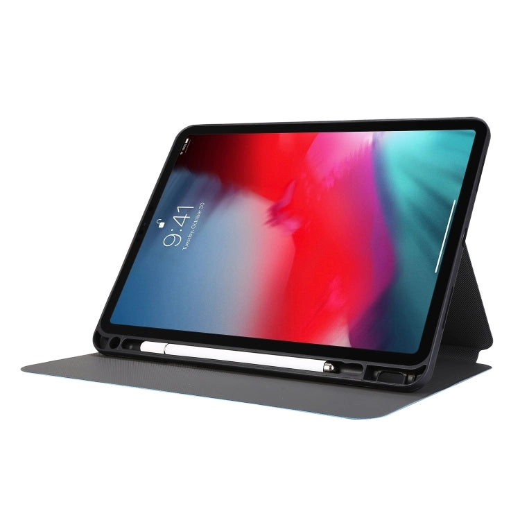 For iPad Pro Electric Pressed Texture Horizontal Flip Leather Tablet Case with Holder  Pen