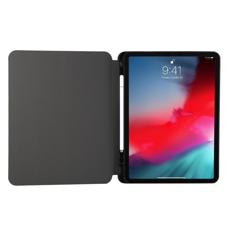 For iPad Pro Electric Pressed Texture Horizontal Flip Leather Tablet Case with Holder  Pen