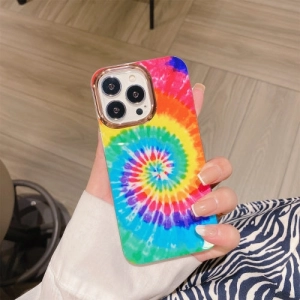 For iPhone 11 Glitter Powder Electroplating Color Marble Shockproof Phone Case
