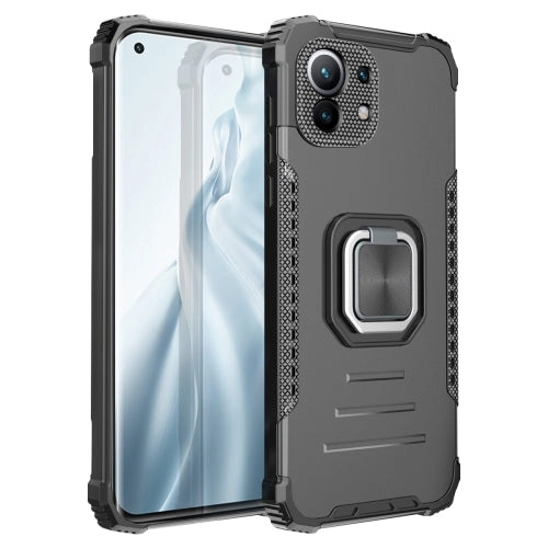 For Xiaomi Mi 11 Fierce Warrior Series Armor All-inclusive Shockproof Aluminum Alloy   TPU