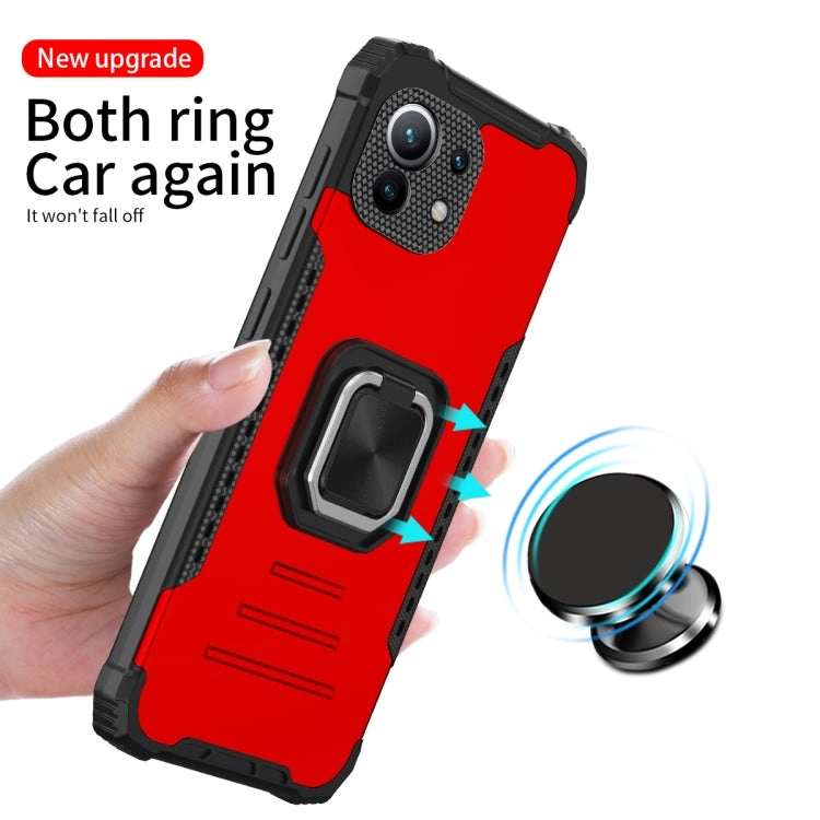 For Xiaomi Mi 11 Fierce Warrior Series Armor All-inclusive Shockproof Aluminum Alloy   TPU