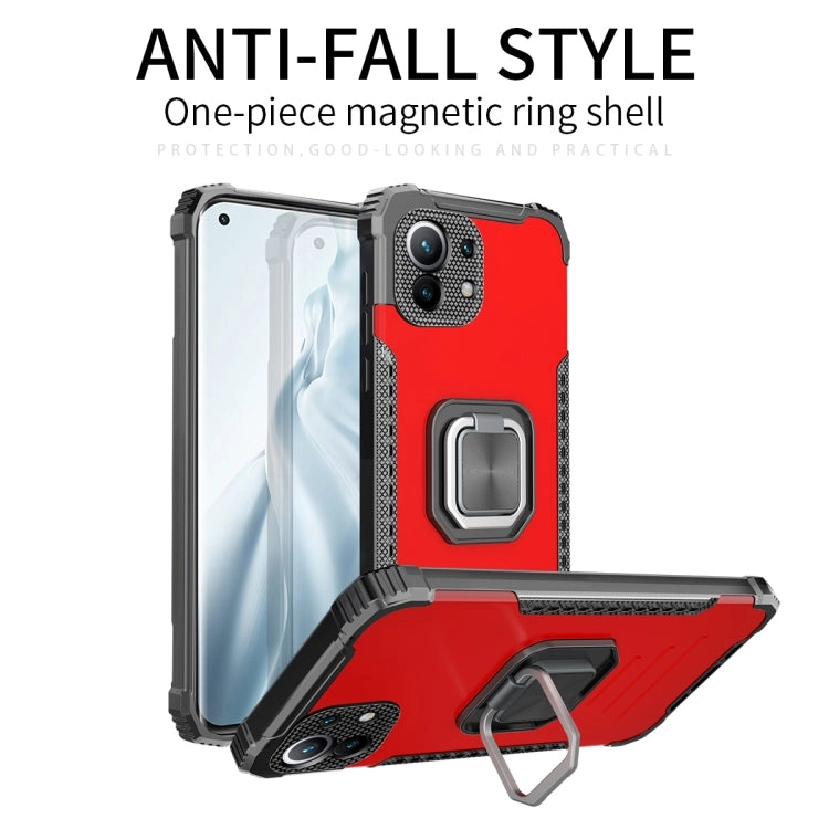 For Xiaomi Mi 11 Fierce Warrior Series Armor All-inclusive Shockproof Aluminum Alloy   TPU