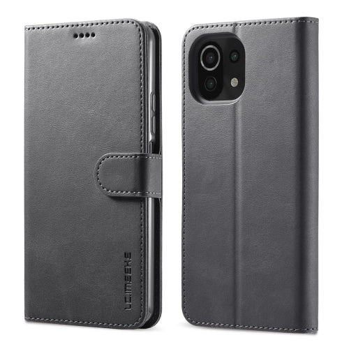 For Xiaomi Mi 11 LC.IMEEKE Calf Texture Horizontal Flip Leather Case with Holder  Card Slots