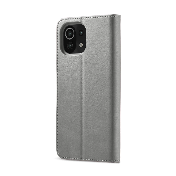 For Xiaomi Mi 11 LC.IMEEKE Calf Texture Horizontal Flip Leather Case with Holder  Card Slots