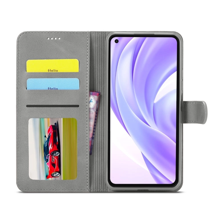 For Xiaomi Mi 11 LC.IMEEKE Calf Texture Horizontal Flip Leather Case with Holder  Card Slots
