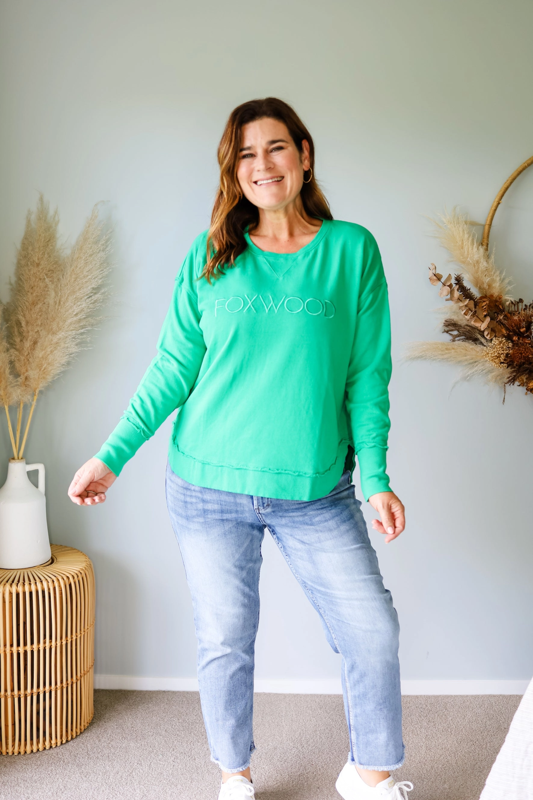 Foxwood Simplified Crew Teal