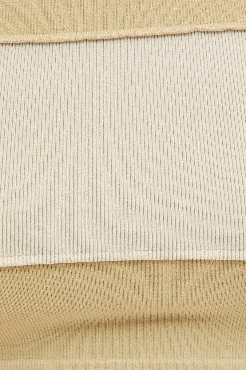 Green Seamless Tank Panel Detail Crop