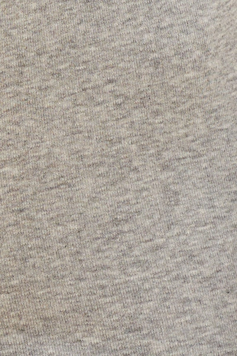 Grey Cotton Bralette Cotton Stretch Scoop Neck