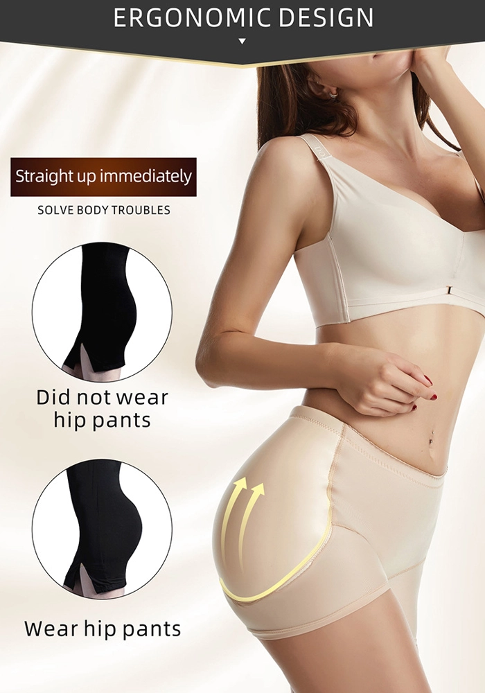 Hips Padded Boyshort Hip Enhancer Panties
